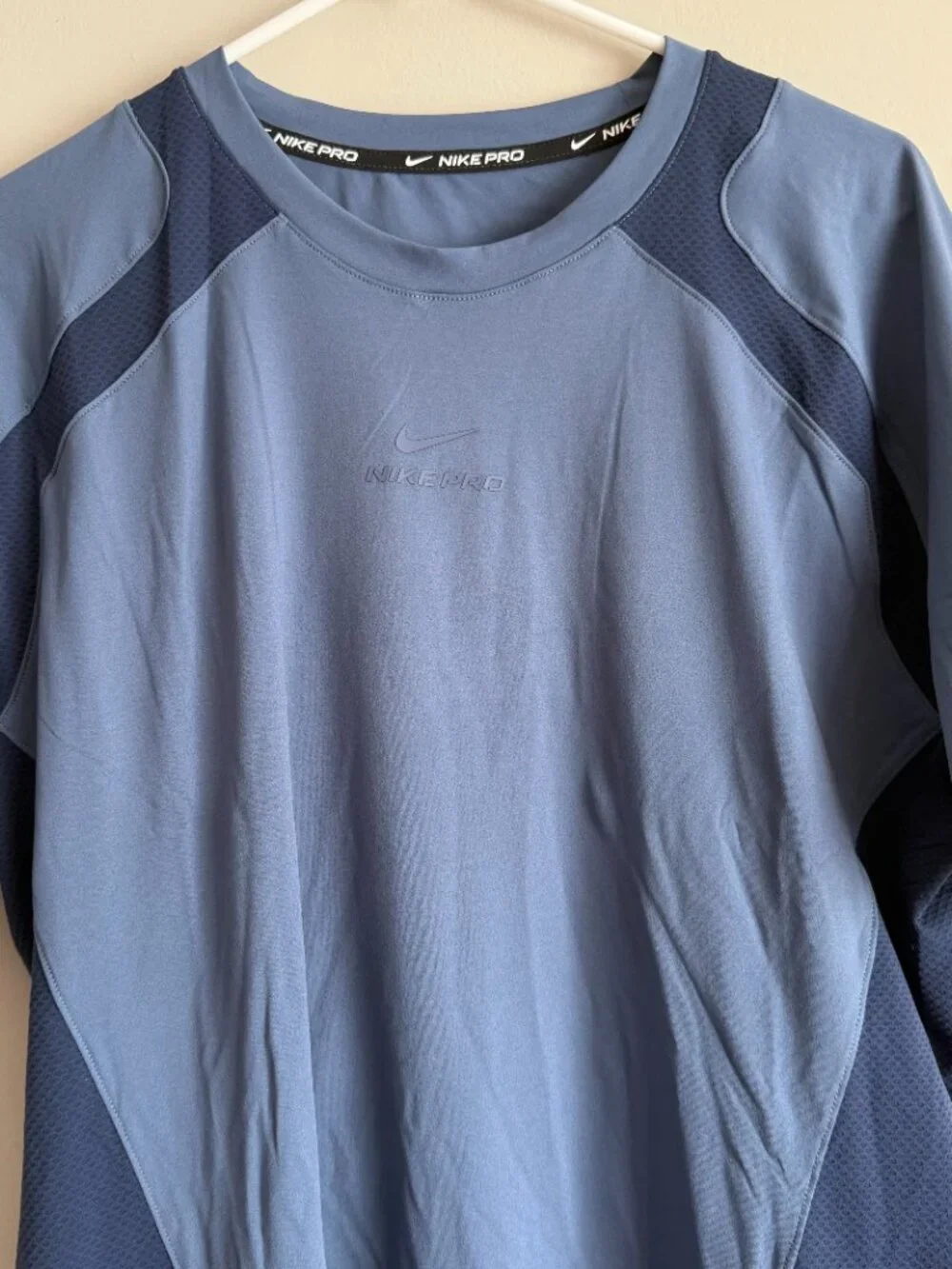 Nike IF2214-491 Mens XL Pro Training Dri-FIT ADV Short Sleeve Top Blue